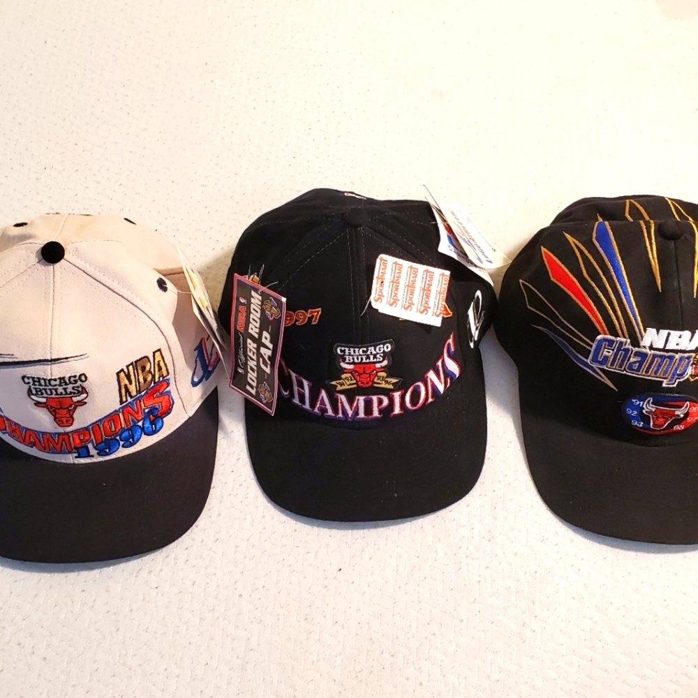 Chicago Bulls Championship Vintage Snapback Hats